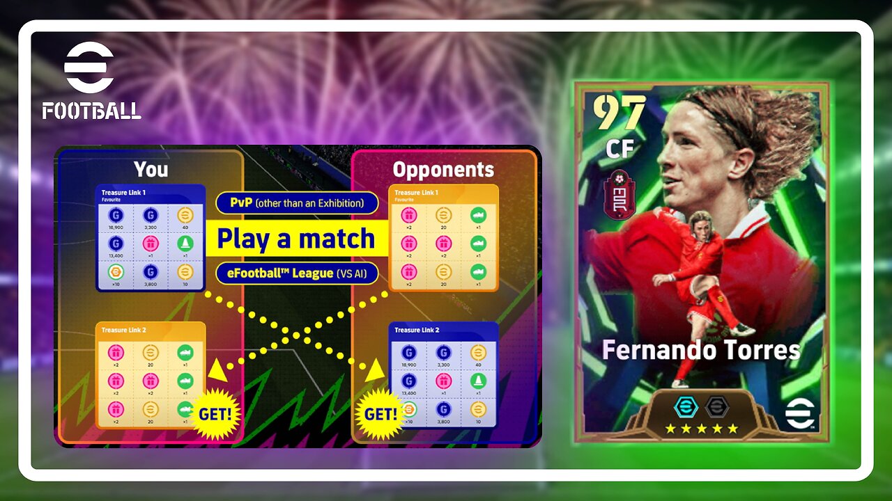 Treasure Link Game & New Players Added To eFootball | eFootball | Update