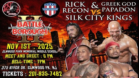 FULL MATCH: Rick Recon & Greek God Papadon Vs Silk City Kings - Battle In The Borough II 11/1/2025