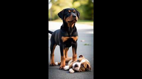 Pappy fighting