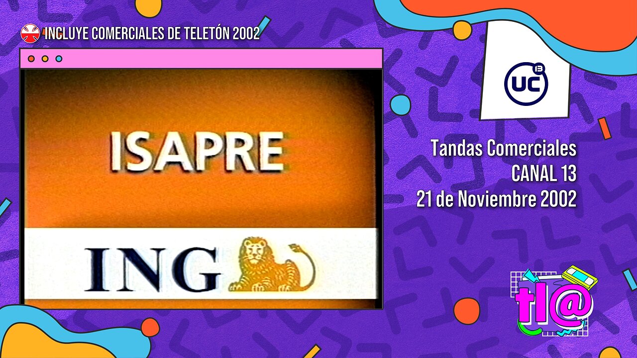 Tandas Comerciales Canal 13 (21 de Noviembre 2002)