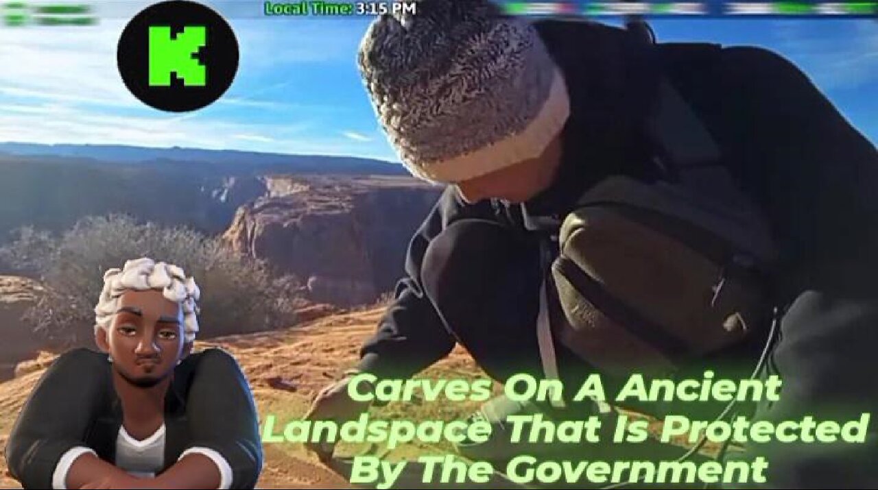 Kick Streamer "CrazyTawn" Vandalizes Horeshoe Bend Landscape