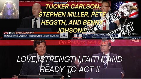 Tucker, Miller, Hegseth, and Johnson Speak Out: Voices from Charlie's Service.