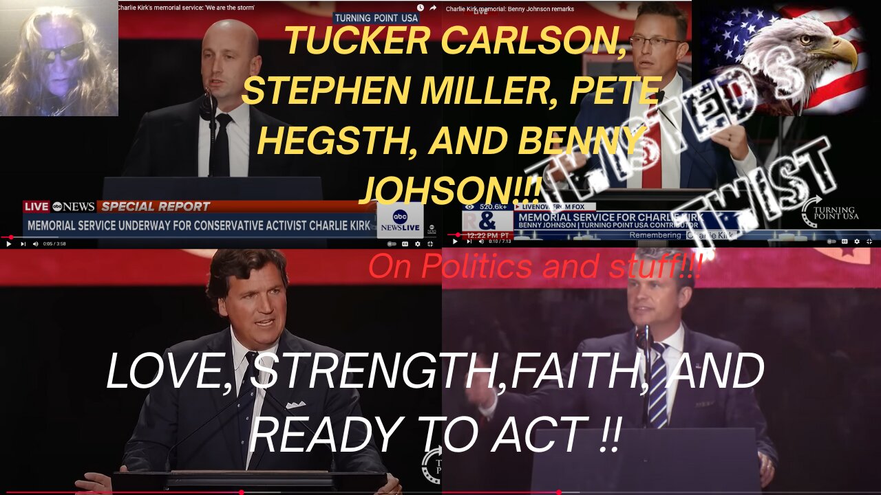 Tucker, Miller, Hegseth, and Johnson Speak Out: Voices from Charlie's Service.