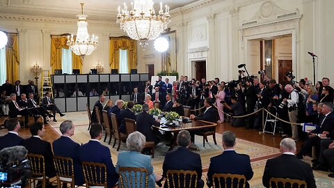 Trump/NATO Meet, U.S. Air In Ukraine? Israel In Gaza, Jeff Sessions To Testify, AI Needs Humans To Create