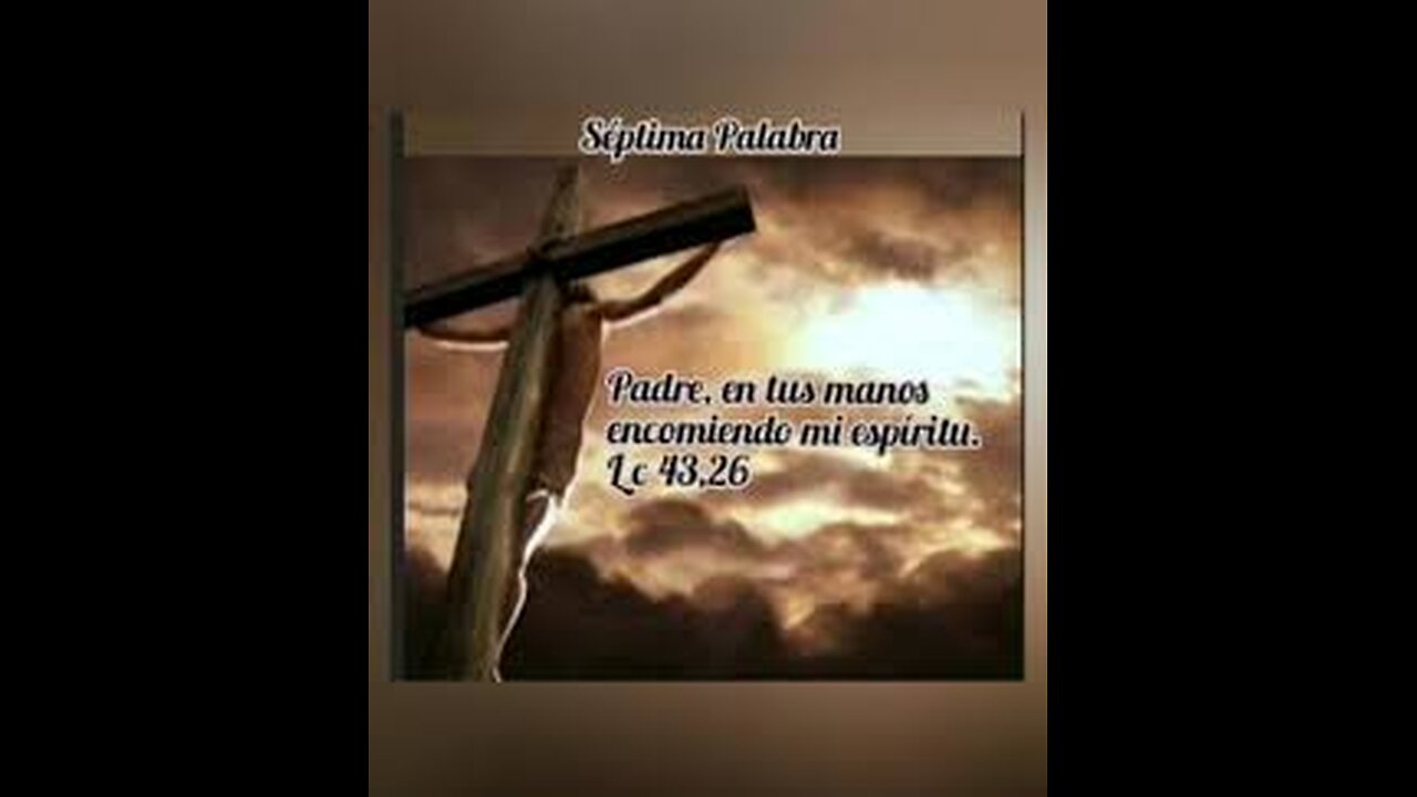 “En tus manos encomiendo mi espíritu” ~ Jesucristo
