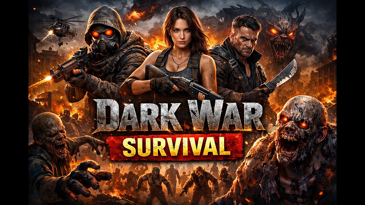 My first gameplay video in dark war survival