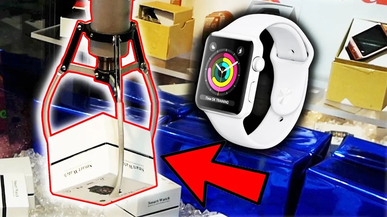 FOUND A SMART WATCH CLAW MACHINE!
