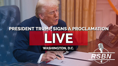 LIVE: President Trump Signs a Proclamation - 9/9/25