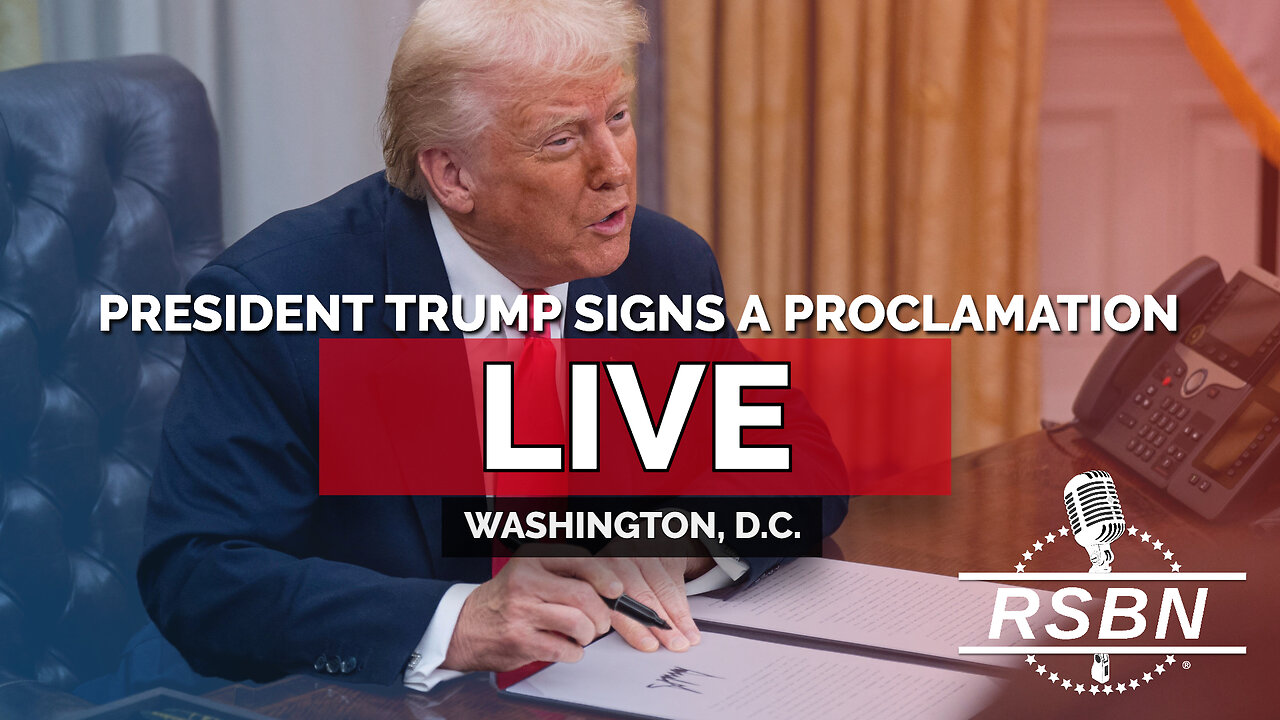 LIVE REPLAY: President Trump Signs a Proclamation - 9/9/25