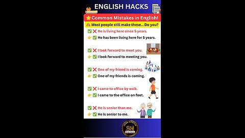 Common mistakes in English ।Most people still make these do you? #mistakes #english #shorts