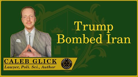 🟡 Sue President Trump III; Trump bombs Iran; Trump acts unconstitutionally; Trump Moves Military 🟡