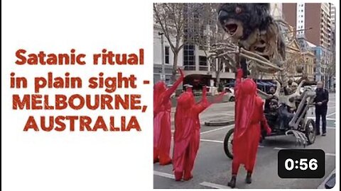 Evident Satanic Ritual Spotted in Melbourne, Australia