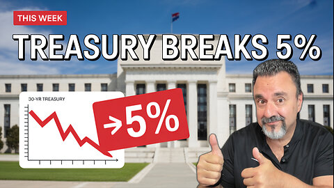 30-Year Treasury Just Dropped Below 5% – Here’s What It Means for Mortgage Rates This Week!