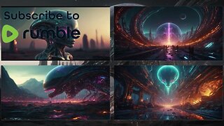 Alien Worlds - Art Nouveau - What If Trees Were Alive Like Us ? - 4K AI Generated Video.