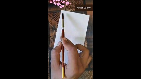 Painting in watercolor