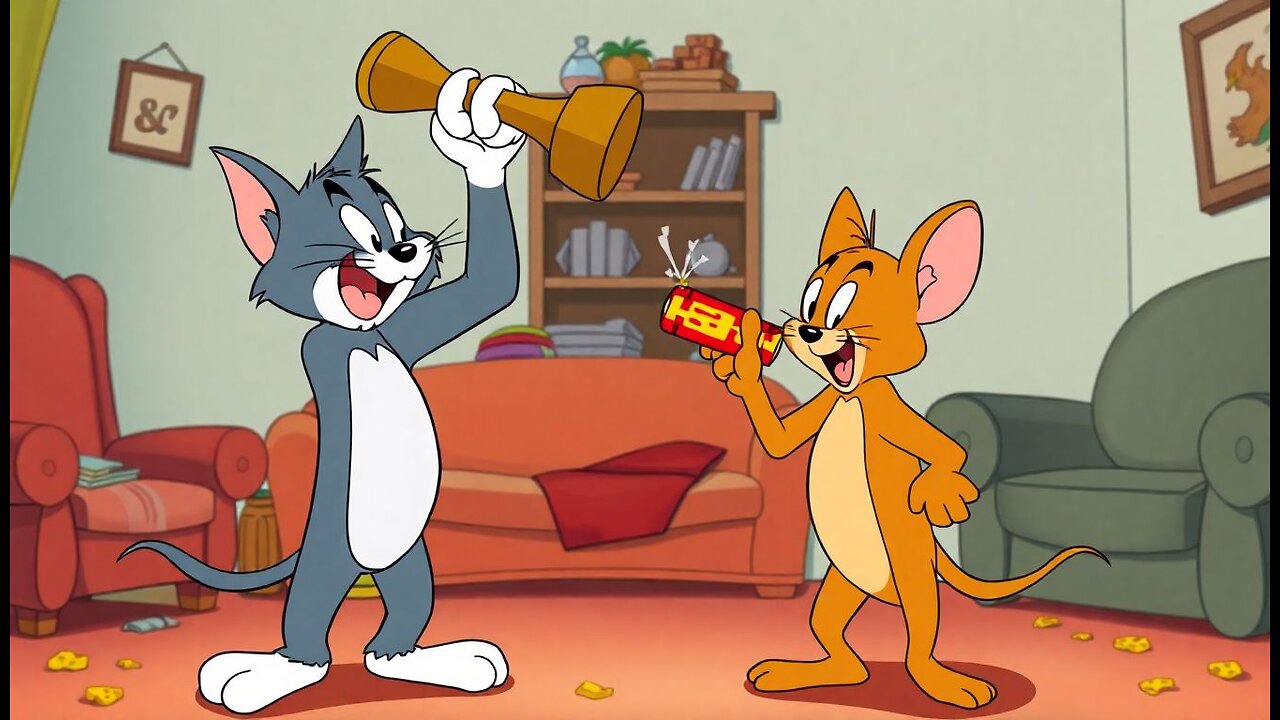 Tom & Jerry: Classroom Chaos on Teacher's Day! 🐱🐭📚