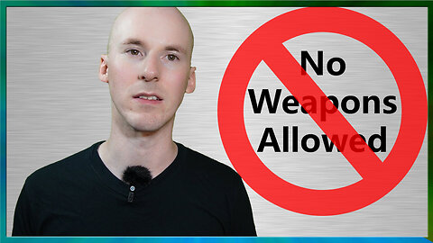 When firearms are banned in public places