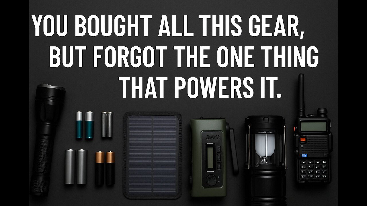 Without this, Your Prepping Gear is Useless