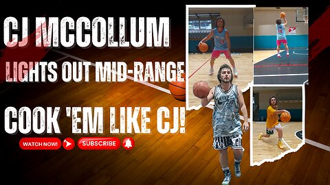 TRY THIS NBA SCORING WORKOUT: HOW CJ MCCOLLUM GETS BUCKETS FROM MID-RANGE