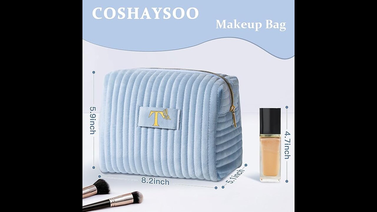 COSHAYSOO Travel Makeup Bag