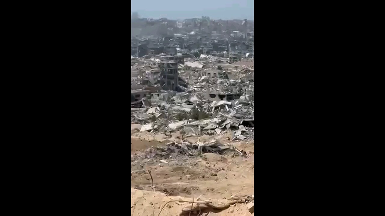 That’s what northern Gaza looks like!