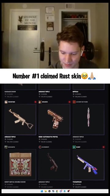 Number one rust streamer skin