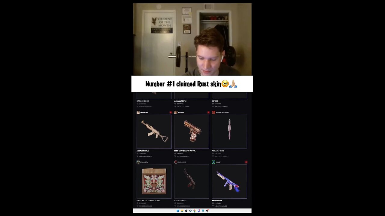 Number one rust streamer skin