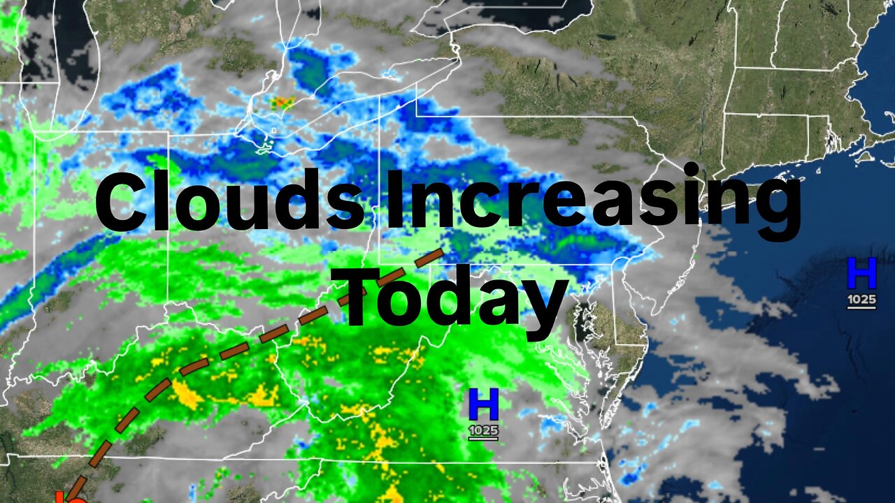 Clouds Increasing Today