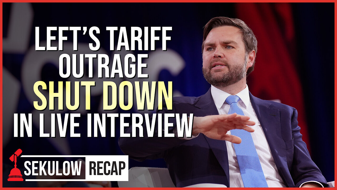 Left’s Tariff Outrage Shut Down by JD Vance in LIVE Interview