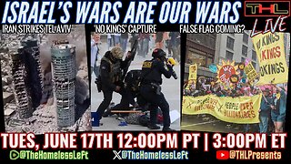 Israel is FORCING us into War with Iran, 'No Kings' Billionaire CAPTURE, Taking on the US of Zionism, Javier Bardem v The View, 'Anonymous' Reveals FALSE FLAG Event Coming w co-host JAY SCOTT | THL Ep 114 FULL