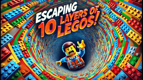 ESCAPING 100 LAYERS OF LEGOS! 🧱 (100FT DEEP CHALLENGE GONE WRONG! 😱🚨)