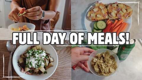 MEAL PREP WITH ME - BREAKFAST, LUNCH, & DINNER AT HOME! | FOOD FOR THE FAMILY