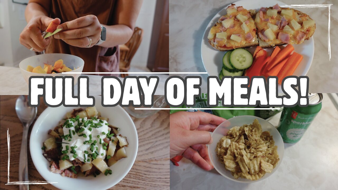 MEAL PREP WITH ME - BREAKFAST, LUNCH, & DINNER AT HOME! | FOOD FOR THE FAMILY