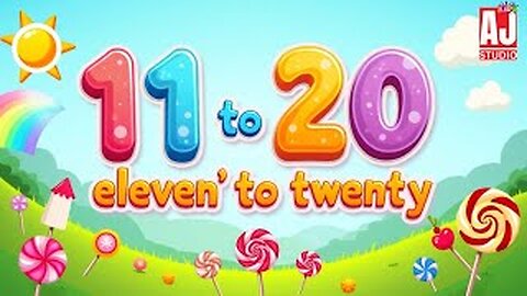 Learn numbers from 11 to 20 😊