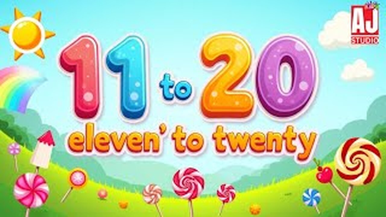 Learn numbers from 11 to 20 😊