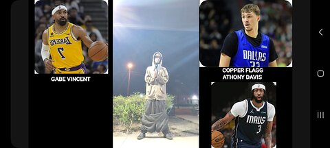 DALLAS VS LAS ANGELES PRESEASON SHOW MEMORIES GUUD TIMES ANTHONY DAVIS GABE VICENT COOPER FLAGG💪🏾🔵