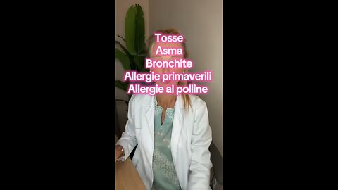 Tosse, asma, bronchite, allergie - cause e soluzioni a costo zero!