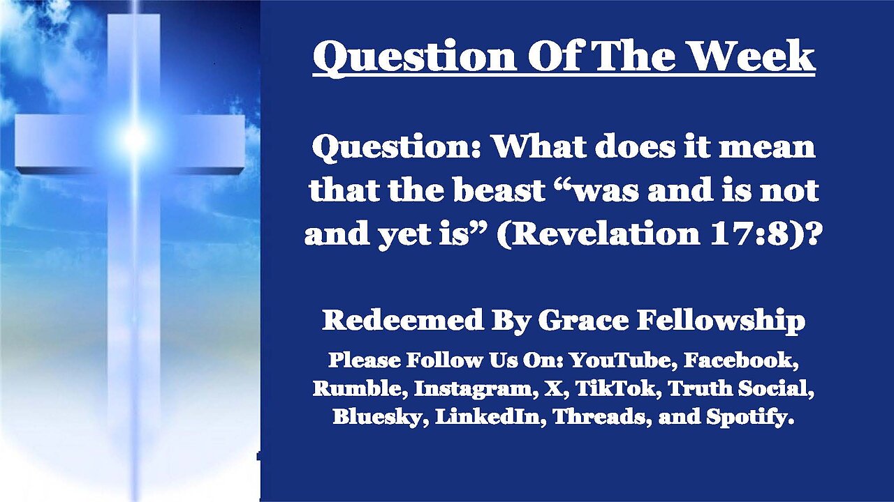 RBGF LIVE "Question Of The Week"