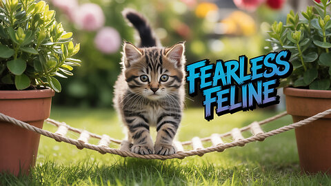 Brave kitten