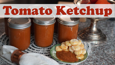 Homemade Ketchup Canning Recipe (AKA Catsup)