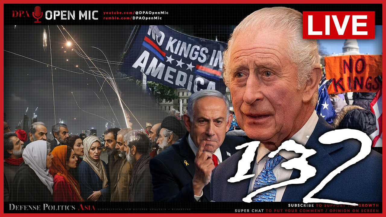 [ DPA Open Mic 132 ] No Kings Protests! Iran-Israeli War! Trump's Military Parade....