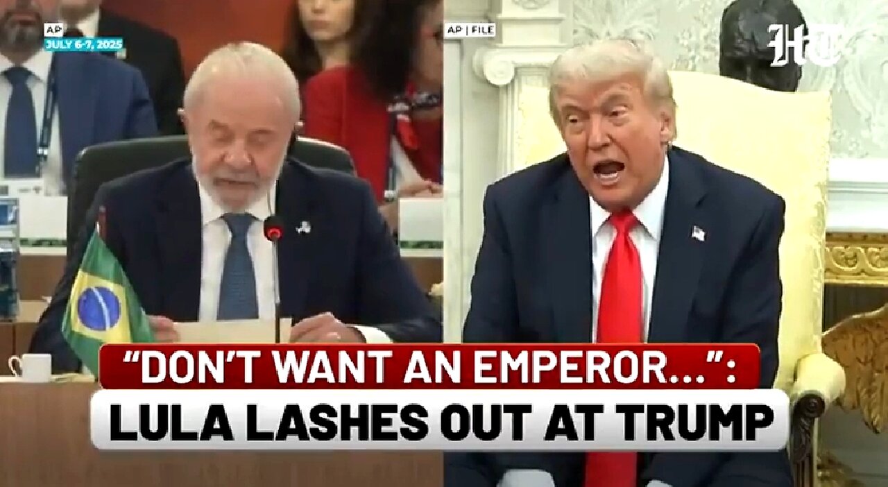 BRICS HOST NATION RESPONDS TO TRUMP TARIFF THREATS: 'IF HE CAN IMPOSE, THEN...' - BRAZIL - LULA 🔥