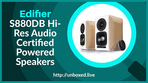 Edifier S880DB Hi-Res Audio Certified Powered Speakers - PLUGHITZ Live Unboxed