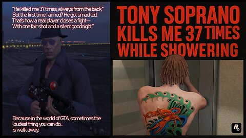 Tony Soprano’s GTA Shower Massacre - TDS On GTA (But I Got the Last Kill)