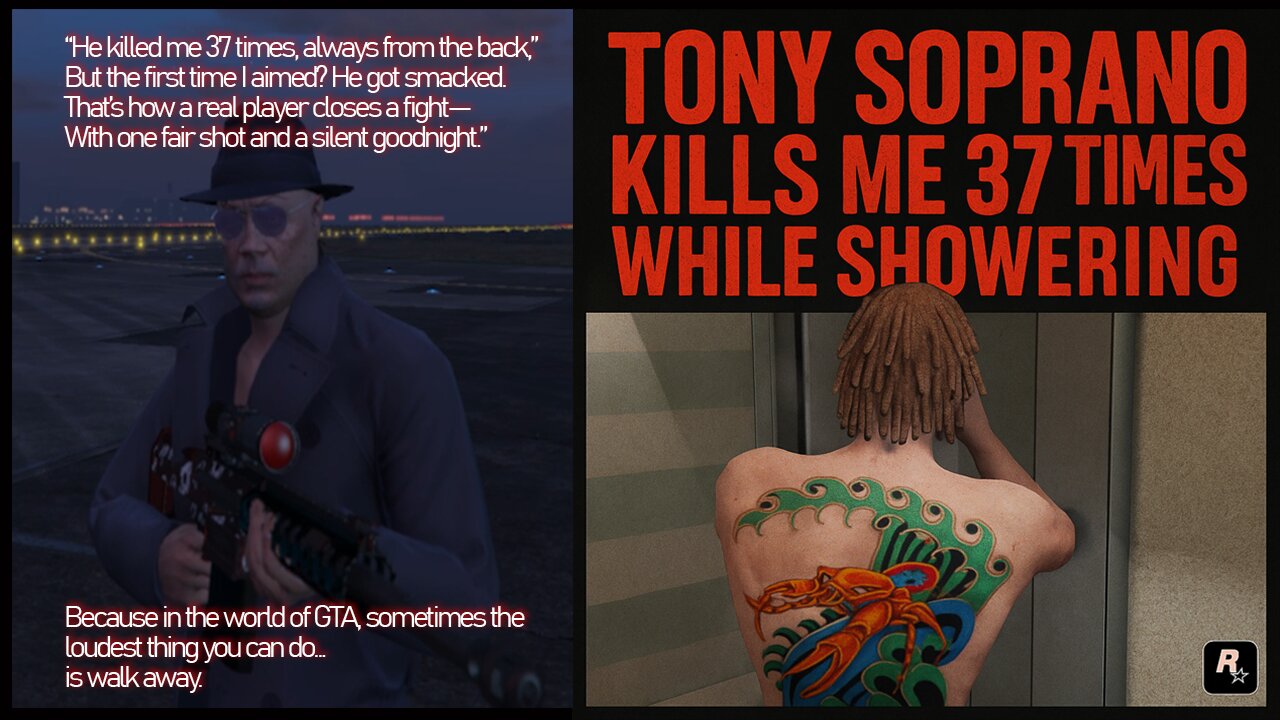 Tony Soprano’s GTA Shower Massacre - TDS On GTA (But I Got the Last Kill)