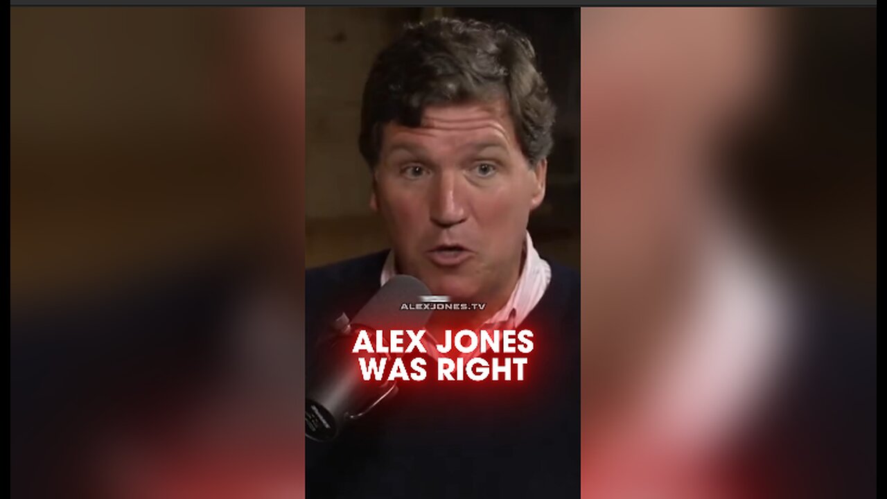 Tucker Carlson: Alex Jones Predicted The 911 False Flag - 4/9/25