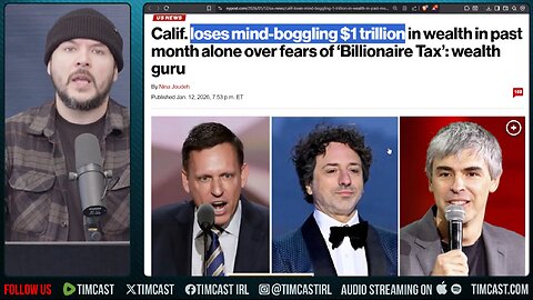 CA Loses $1 TRILLION As Leftist Welath Tax BACKFIRES HILARIOUSLY | Tim Pool