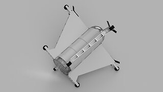Micro Biplane Batwing Cross Prop Drone-Plane (Tail Flap Skirt)