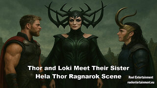 Thor and Loki Meet Their Sister Hela Thor Ragnarok Scene