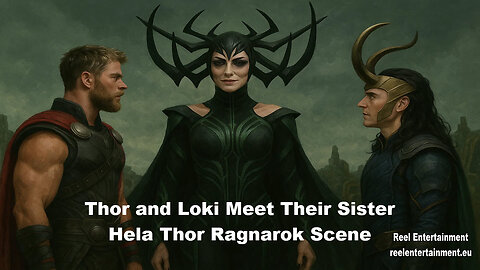 Thor and Loki Meet Their Sister Hela Thor Ragnarok Scene